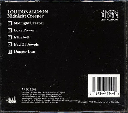 Lou Donaldson - Midnight Creeper (CD)