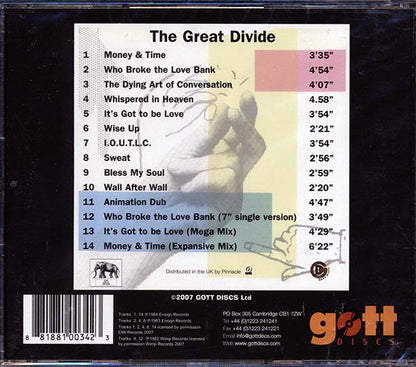 The Great Divide - Money And Time (CD)