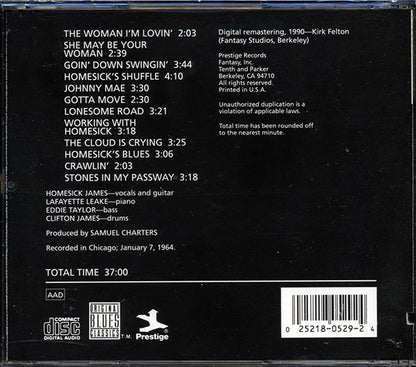 Homesick James - Blues On The South Side (CD)