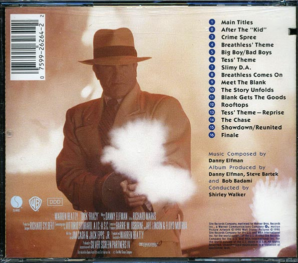 Danny Elfman - Dick Tracy Original Score (CD)