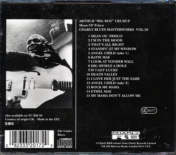 Arthur Big Boy Crudup - Mean Ol' Frisco (CD)