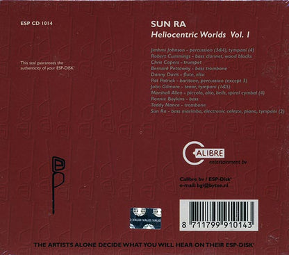 Sun Ra - The Heliocentric Worlds Of Sun Ra Volume 1 (CD)