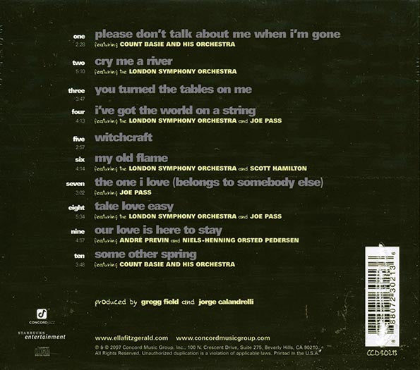 Ella Fitzgerald - Love Letters From Ella (CD)