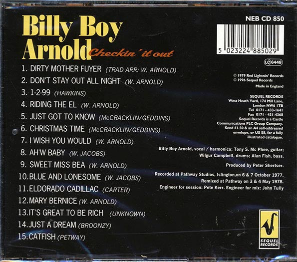 Billy Boy Arnold, Tony McPhee, The Groundhogs - Checkin' It Out (CD)