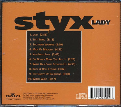 Styx - Lady: The Encore Collection (CD)