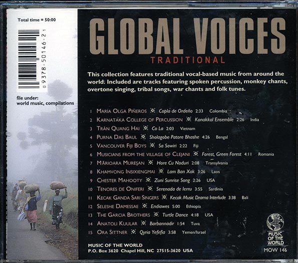 Various - Global Voices: Traditional (CD)