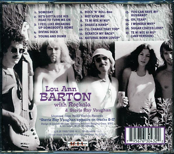 Lou Ann Barton, Rockola, Stevie Ray Vaughan - Sugar Coated Love (CD)