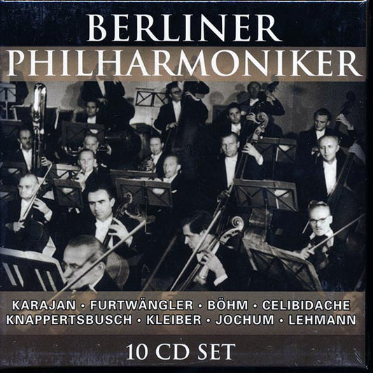 Berliner Philharmoniker - Karajan; Furtwangler; Bohm; Celibidache; Knappertsbusch; Kleiber; Jochum; Lehmann (10xCD) (CD)
