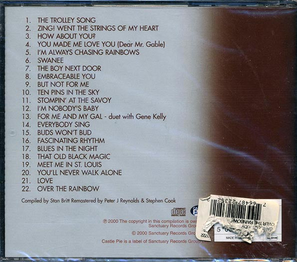 Judy Garland - Over The Rainbow (CD)