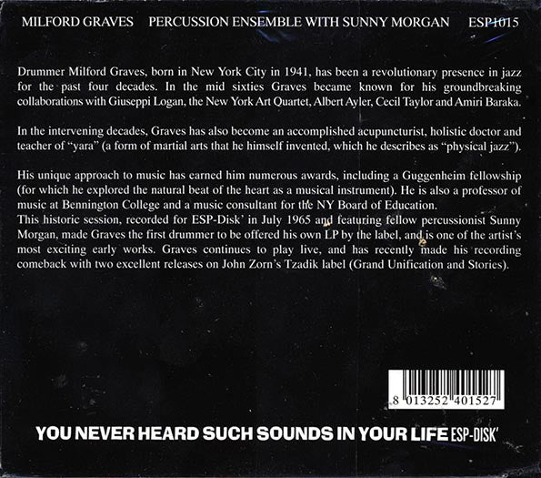 Milford Graves - Percussion Ensemble (CD)