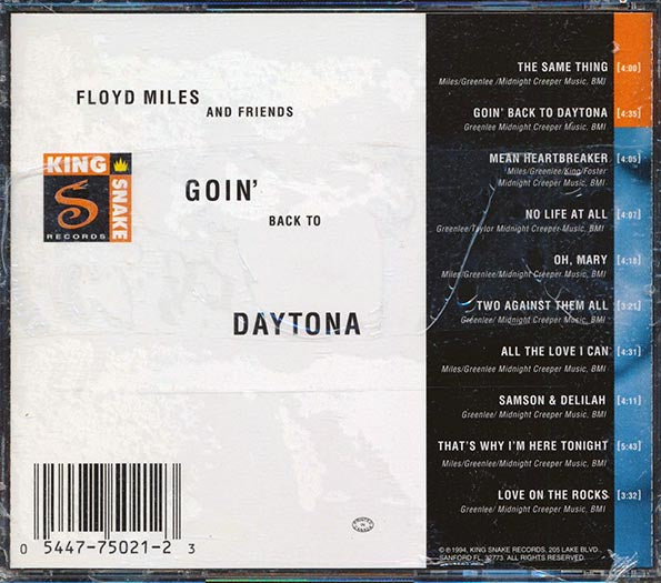 Floyd Miles - Goin' Back To Daytona (CD)