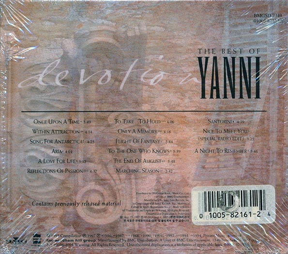 Yanni - Devotion: The Best Of Yanni (CD)