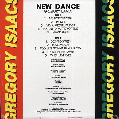 Gregory Isaacs - New Dance (LP) - PureSound Records
