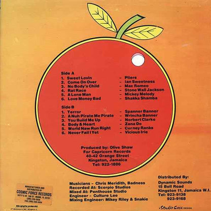 Max Romeo, Pliers, Wrincha Banner, Stone Wall Jackson, Etc. - Sweet Cherries (Jamaica press) (LP)