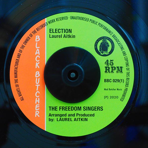 The Freedom Singers - Election  /  Fleece & The Live Shocks - Tomorrow's World (7")