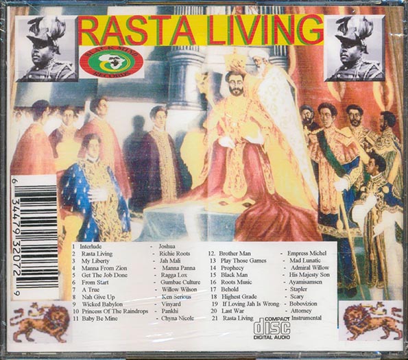 Jahmali, Ragga Lox, Admiral Willow, Gumbae Culture, Etc. - Rasta Living (CD)