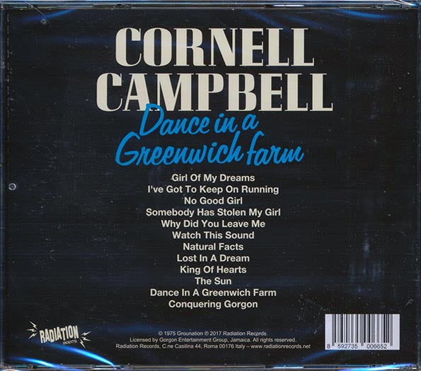 Cornell Campbell - Dance In A Greenwich Farm (CD)