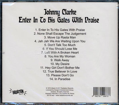 Johnny Clarke - Enter In To His Gates With Praise (CD)