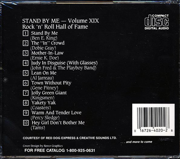 Al Jarreau, The Coasters, Percy Sledge, Etc. - Rock N Roll Hall Of Fame Volume 19 (CD)