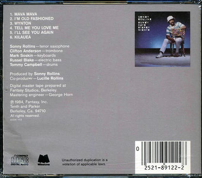 Sonny Rollins - Sunny Days, Starry Nights (CD)