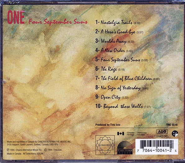 One - Four September Suns (CD)
