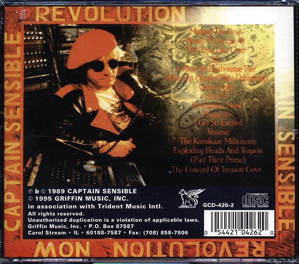 Captain Sensible - Revolution Now (CD)