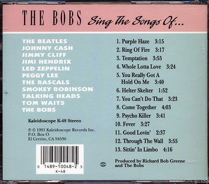 The Bobs - Sing The Songs Of (CD)