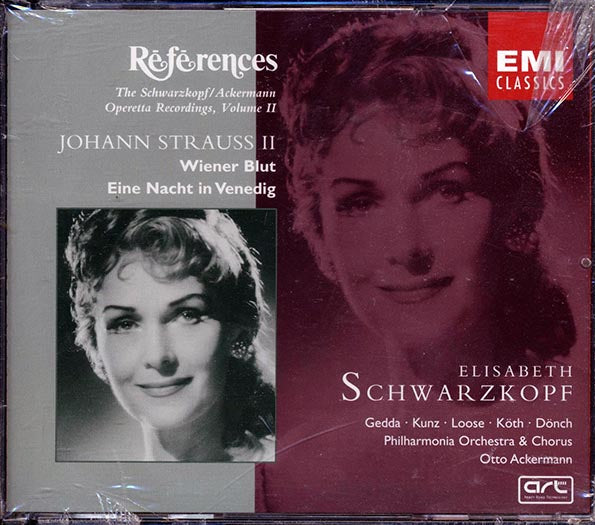 Johann Strauss Jr., Elisabeth Schwarzkopf, Nicolai Gedda, Etc. - References (CD)