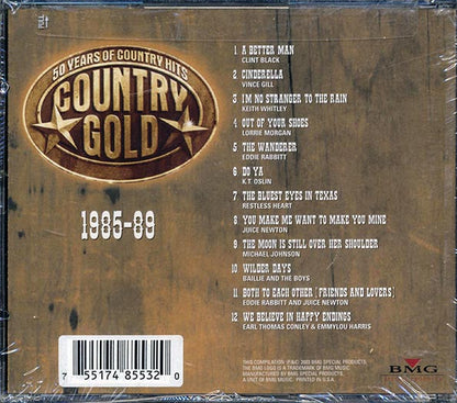 Clint Black, Vince Gill, Juice Newton, Keith Whitley, Etc. - Country Gold: 50 Years Of Country Hits 1985-89 (CD)