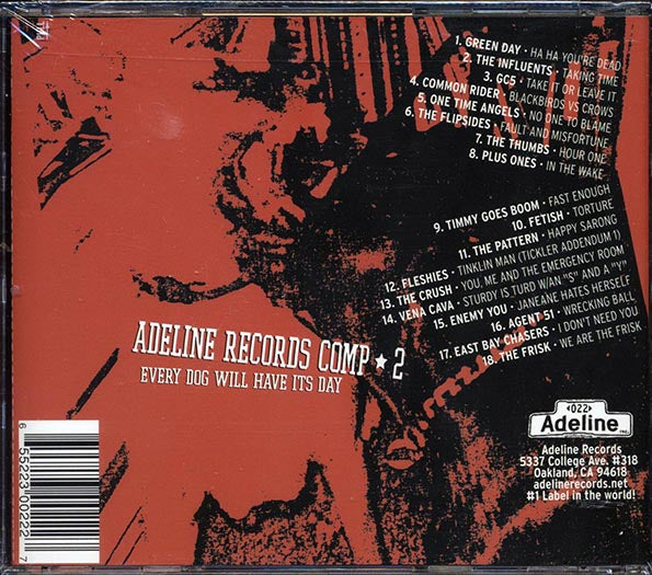 Green Day, The Influents, The GC5, Etc. - Every Dog Will Have Its Day: Adeline Records Comp 2 (CD)