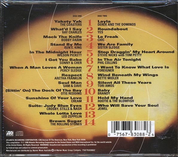 The Coasters, Ray Charles, Bobby Darin, Ben E King, Etc. - 50 Years: The Gold Anniversary Collection (26 tracks) (CD)