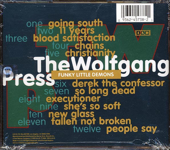 The Wolfgang Press - Funky Little Demons (CD)