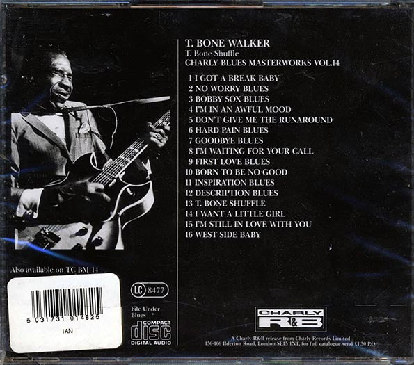 T-Bone Walker - T. Bone Shuffle: Charly Blues Masterworks Volume 14 (CD)