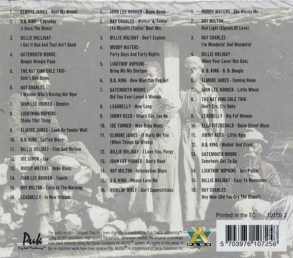 John Lee Hooker, Ray Charles, BB King, Billie Holiday, Etc. - Classic Blues: 40 Classic Blues Tracks (48 tracks) (CD)
