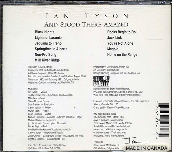 Ian Tyson - And Stood There Amazed (CD)