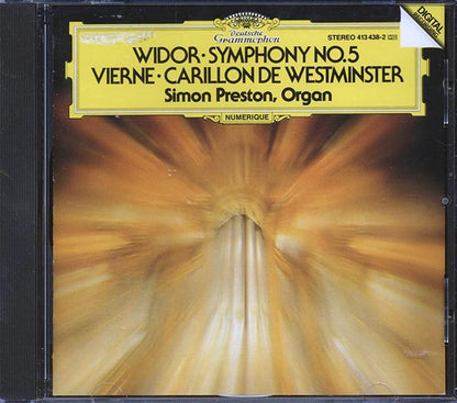 Widor, Vierne, Simon Preston - Symphony No. 5; Carillon De Westminster (CD)
