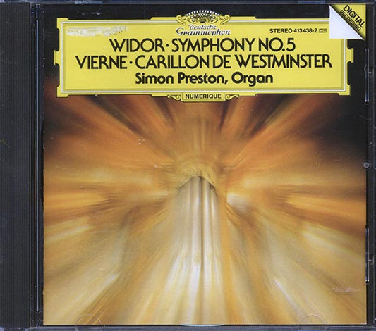 Widor, Vierne, Simon Preston - Symphony No. 5; Carillon De Westminster (CD)