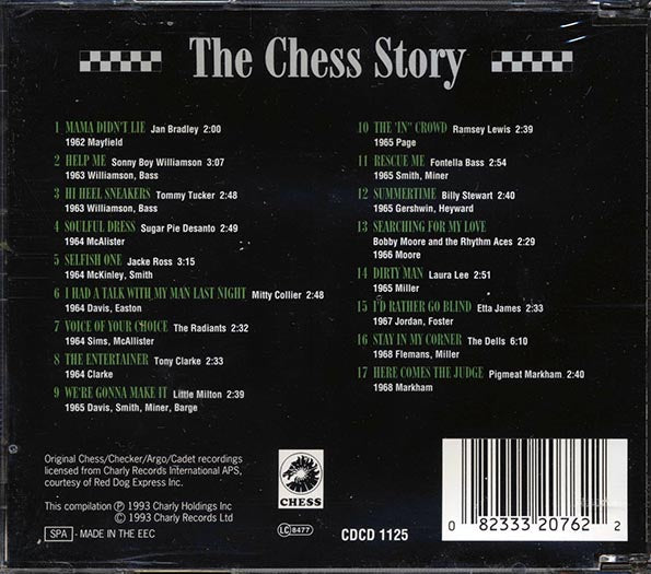 Sonny Boy Williamson, Jan Bradley, Tommy Tucker, Etc. - The Chess Story Volume 3: From R & B To Soul (CD)