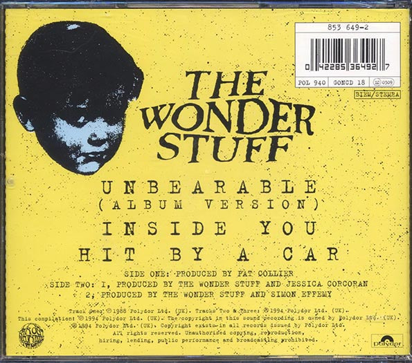 The Wonder Stuff - Unbearable (CD)