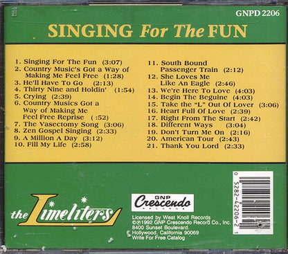 The Limeliters - Singing For The Fun (CD)