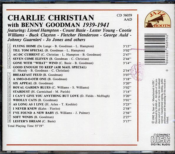 Charlie Christian, Benny Goodman, Lester Young, Count Basie, Etc. - 1939-1941 (CD)