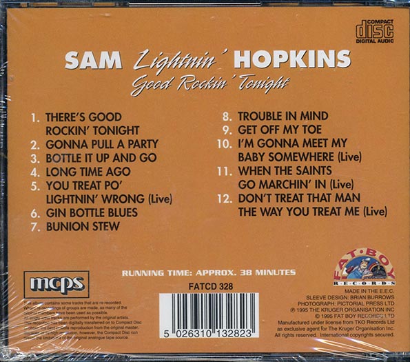 Lightnin' Hopkins - Good Rockin' Tonight (CD)