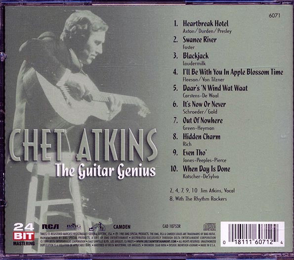 Chet Atkins - The Guitar Genius (remastered) (CD)