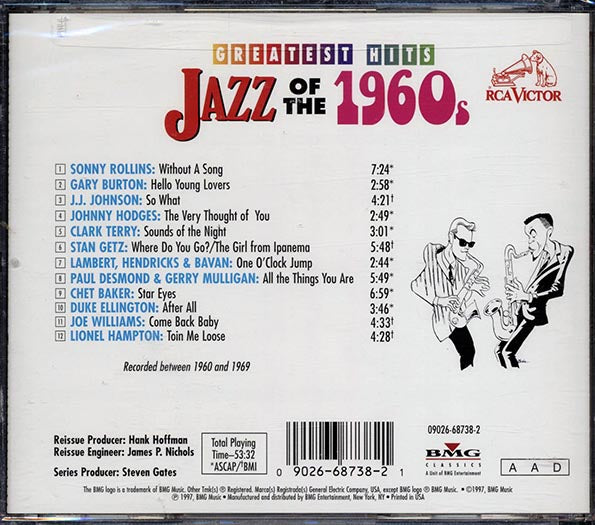 Sonny Rollins, Gary Burton, Johnny Hodges, Etc. - Jazz Of The 1960s (CD)
