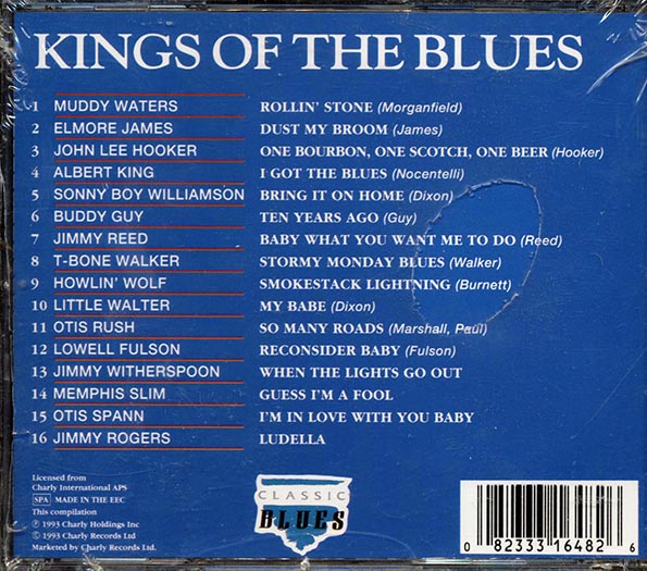 Muddy Waters, Elmore James, John Lee Hooker, Etc. - Kings Of The Blues (CD)