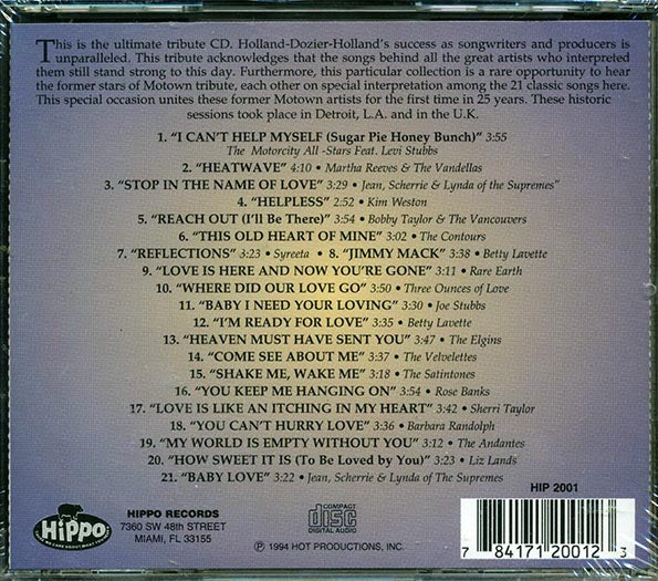 The Contours, Martha Reeves & The Vandellas, Syreeta, Etc. - Shake Me, Wake Me: A Tribute To Holland-Dozier-Holland (CD)