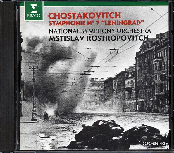 Chostakovitch, National Symphony Orchestra, Mstislav Rostropovitch - Symphonie No. 7: Lenningrad (CD)