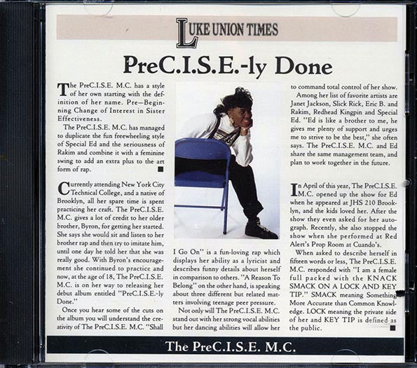 The PreC.I.S.E. MC - PreC.I.S.E.-Ly Done (CD)