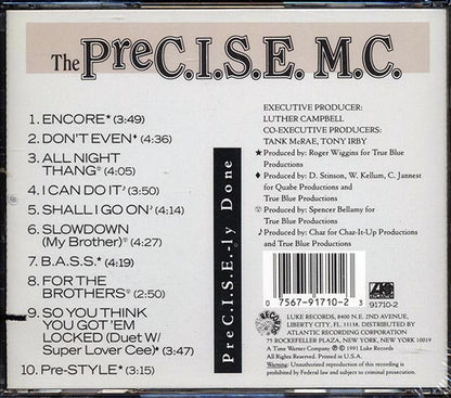 The PreC.I.S.E. MC - PreC.I.S.E.-Ly Done (CD)
