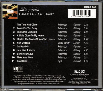 Dr. John - Loser For You Baby (CD)